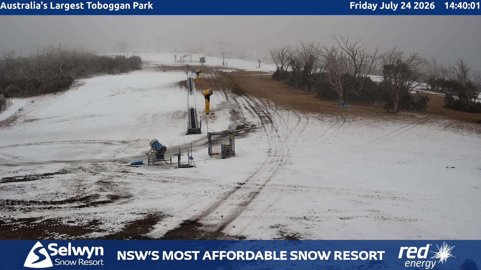 Webcam Selwyn Snowfields: Toboggan Park