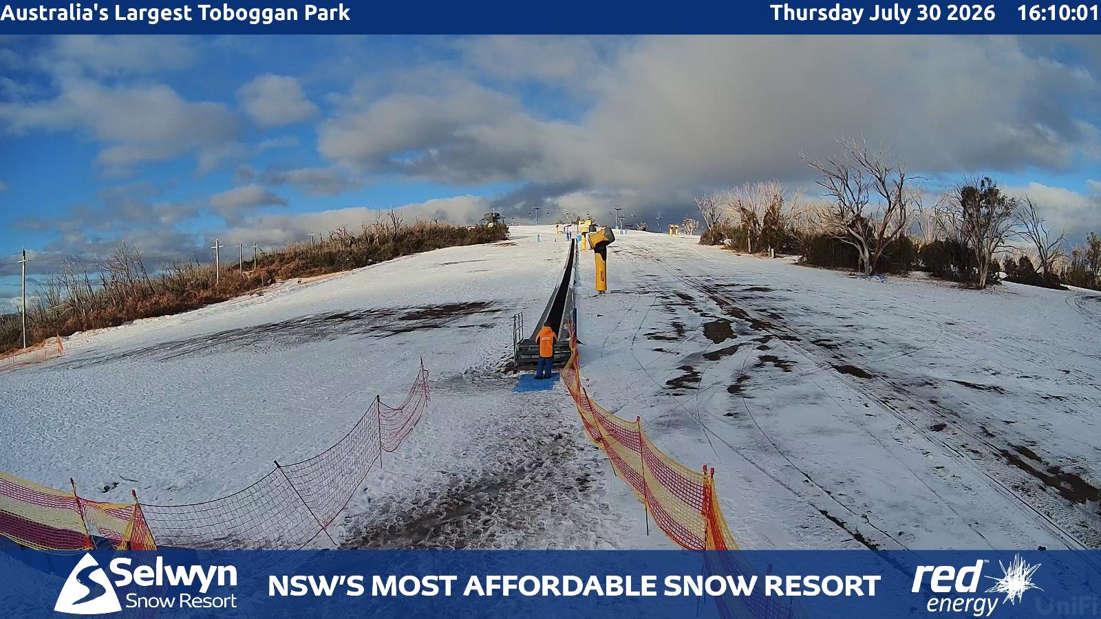 Webcam Selwyn Snowfields: Toboggan Park