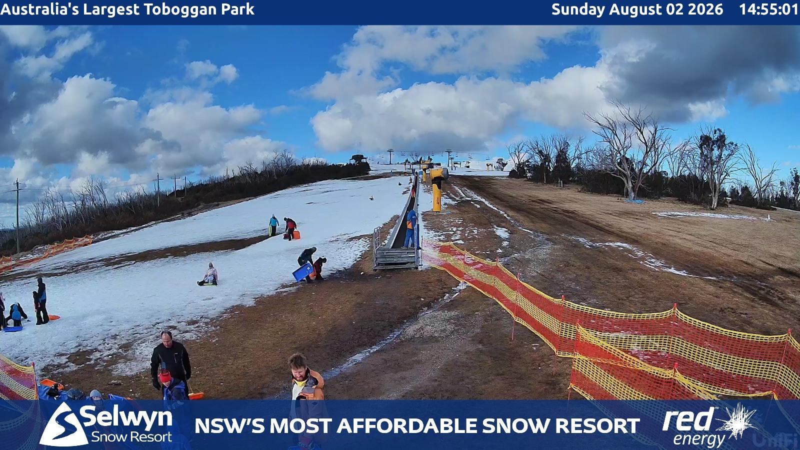 Webcam Selwyn Snowfields: Toboggan Park