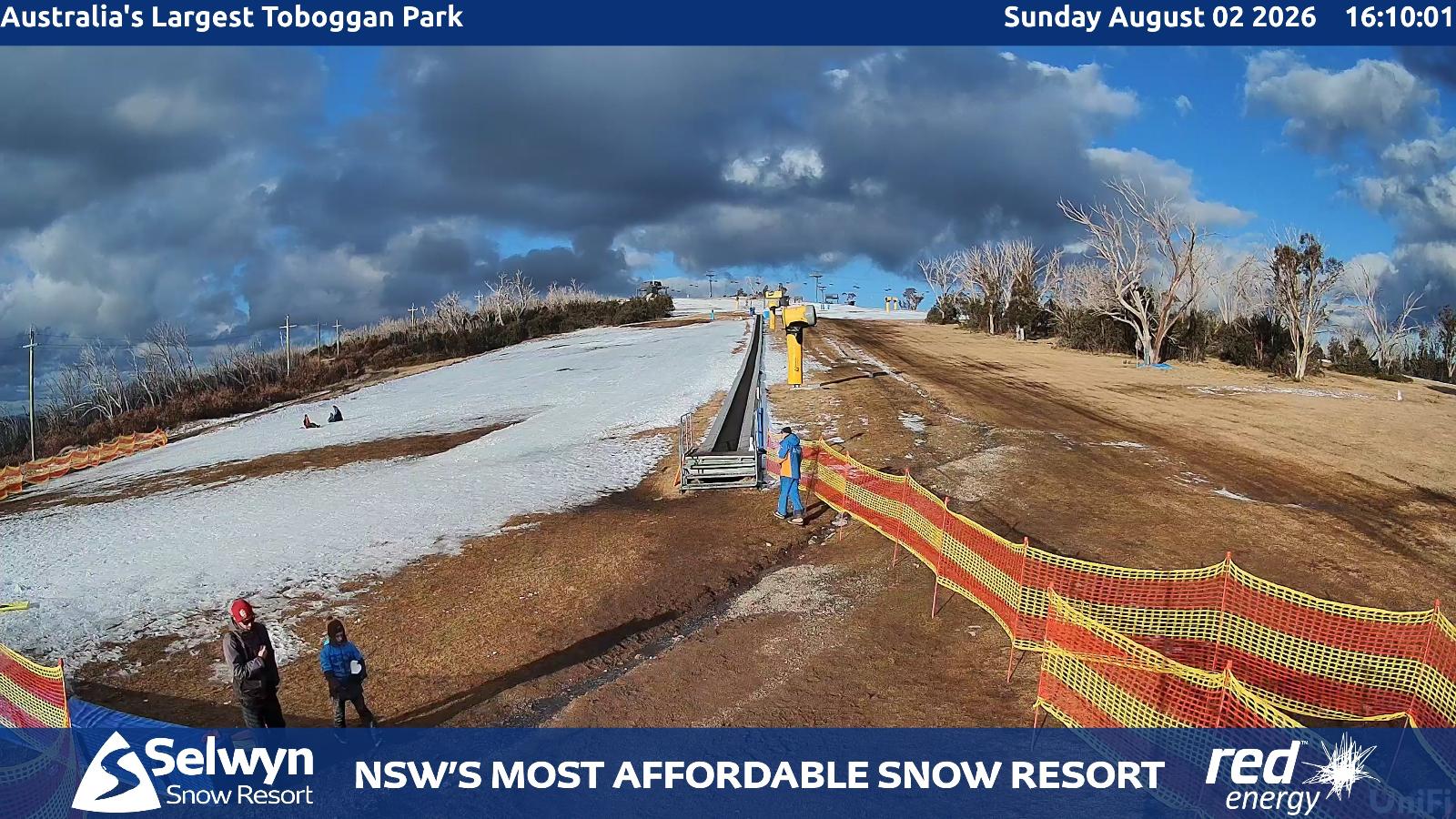 Webcam Selwyn Snowfields: Toboggan Park