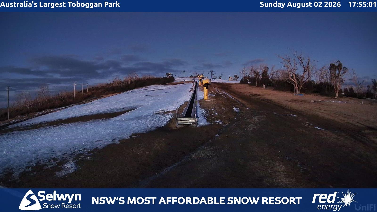 Webcam Selwyn Snowfields: Toboggan Park