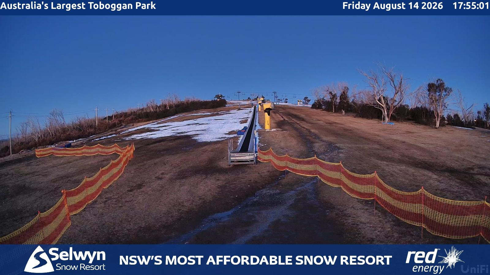 Webcam Selwyn Snowfields: Toboggan Park