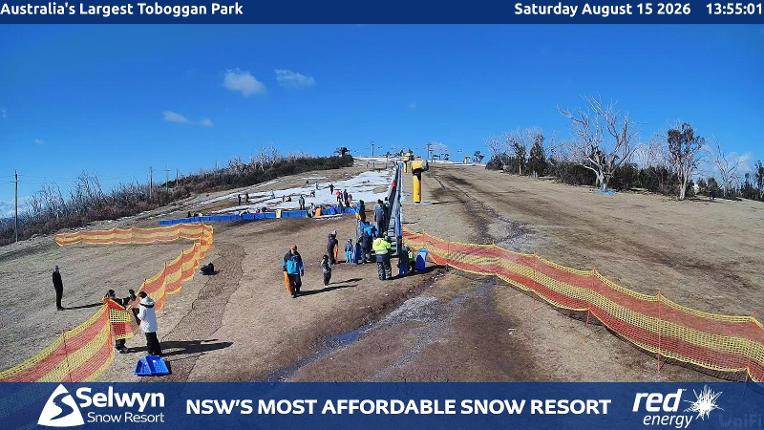 Webcam Selwyn Snowfields: Toboggan Park