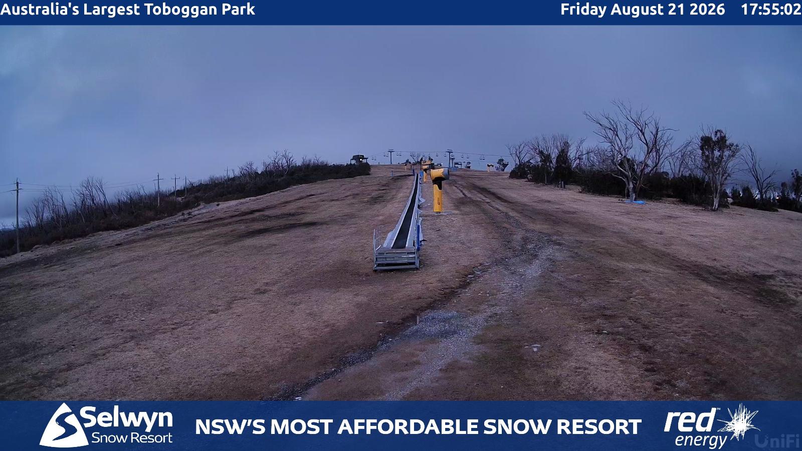 Webcam Selwyn Snowfields: Toboggan Park
