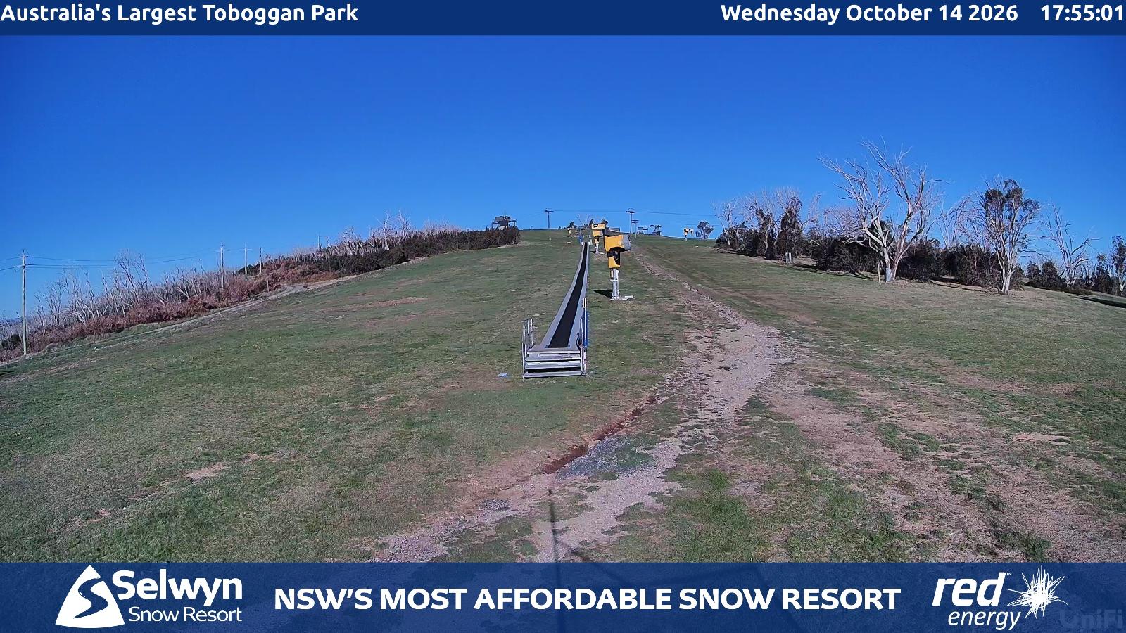 Webcam Selwyn Snowfields: Toboggan Park