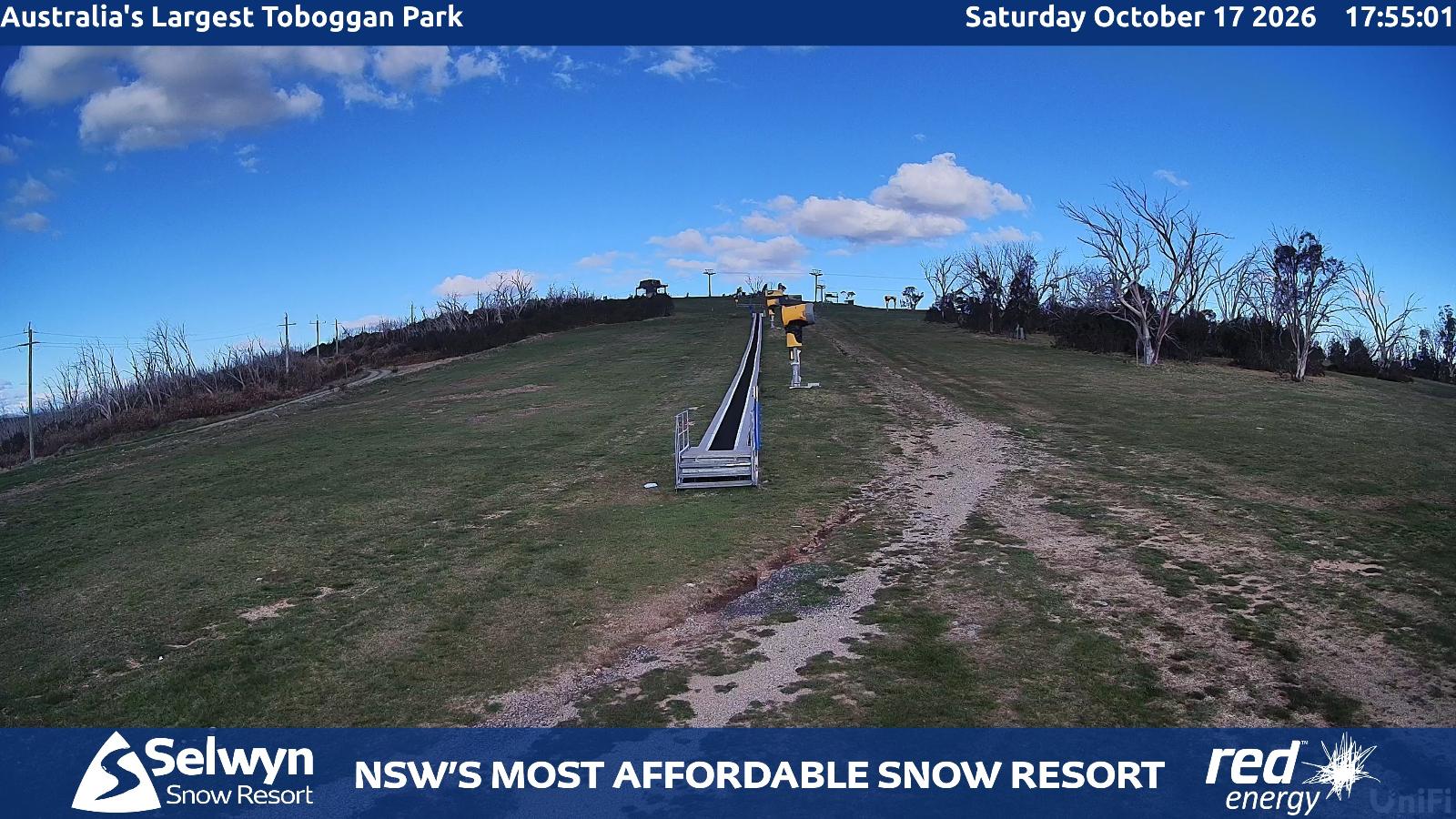 Webcam Selwyn Snowfields: Toboggan Park