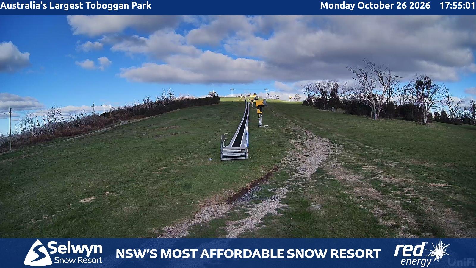 Webcam Selwyn Snowfields: Toboggan Park
