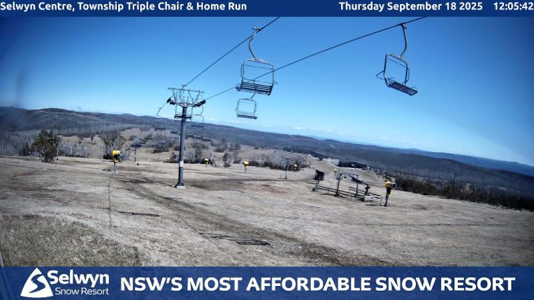 Webcam Selwyn Snowfields: Township