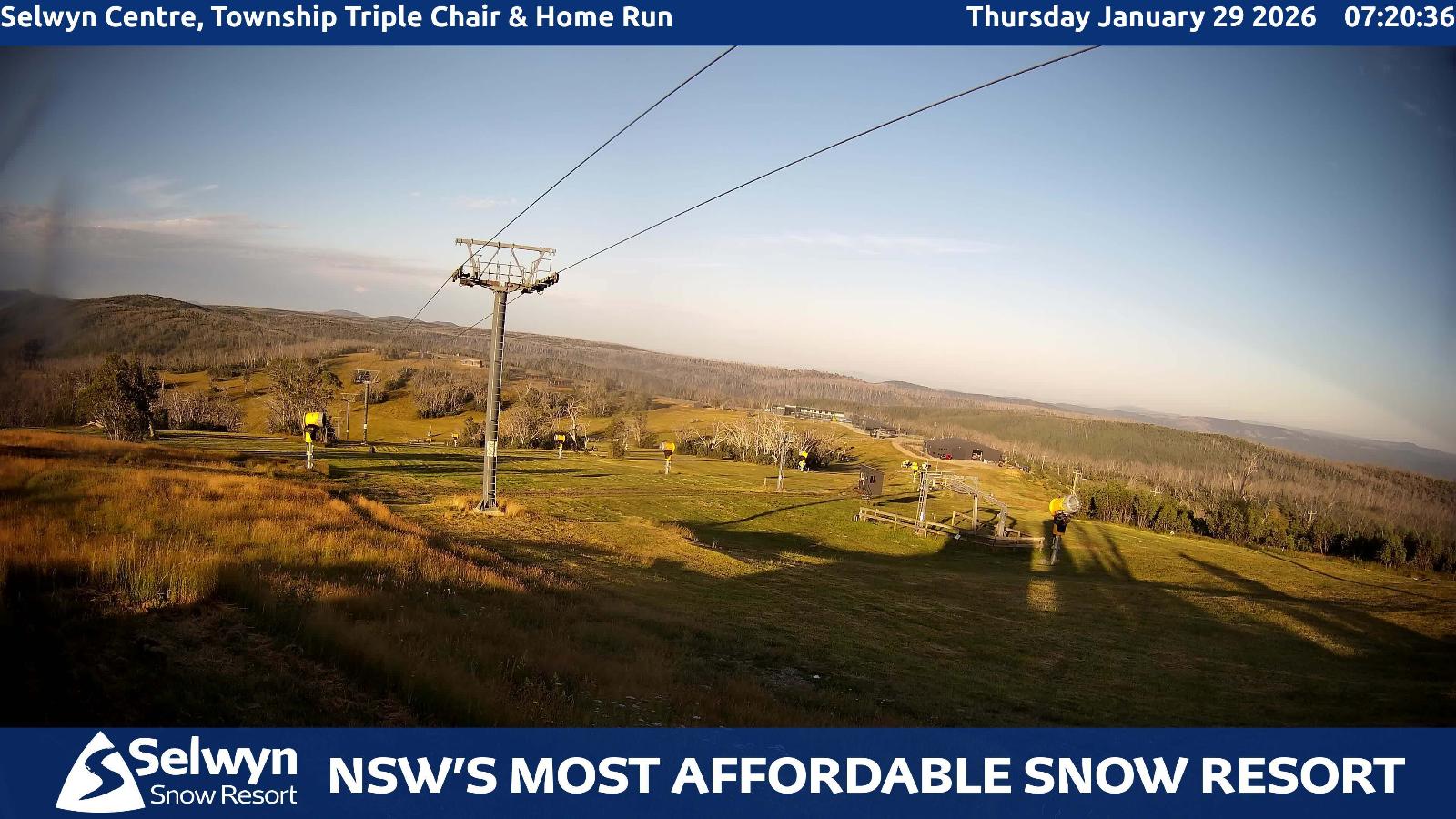 Webcam Selwyn Snowfields: Township