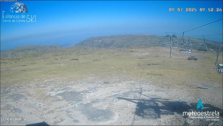 Webcam Serra da Estrela: Torre Telecadeira 1993m
