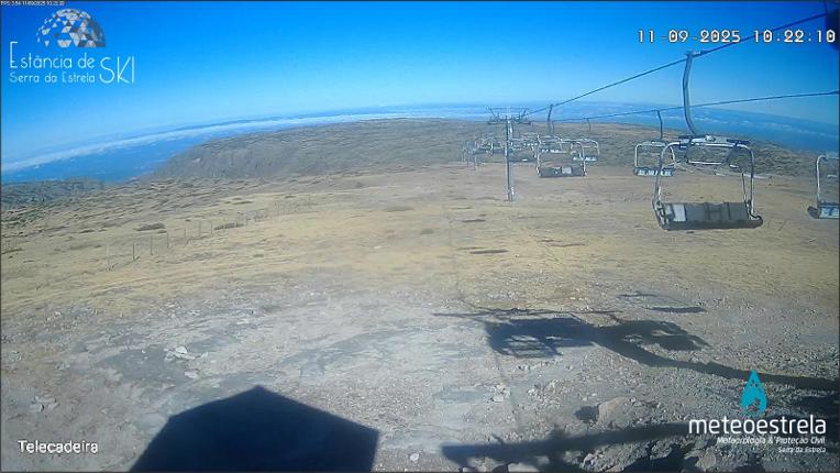 Webcam Serra da Estrela: Torre Telecadeira 1993m