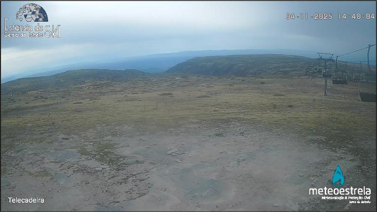 Webcam Serra da Estrela: Torre Telecadeira 1993m