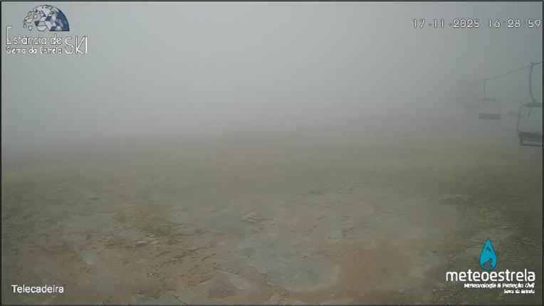 Webcam Serra da Estrela: Torre Telecadeira 1993m