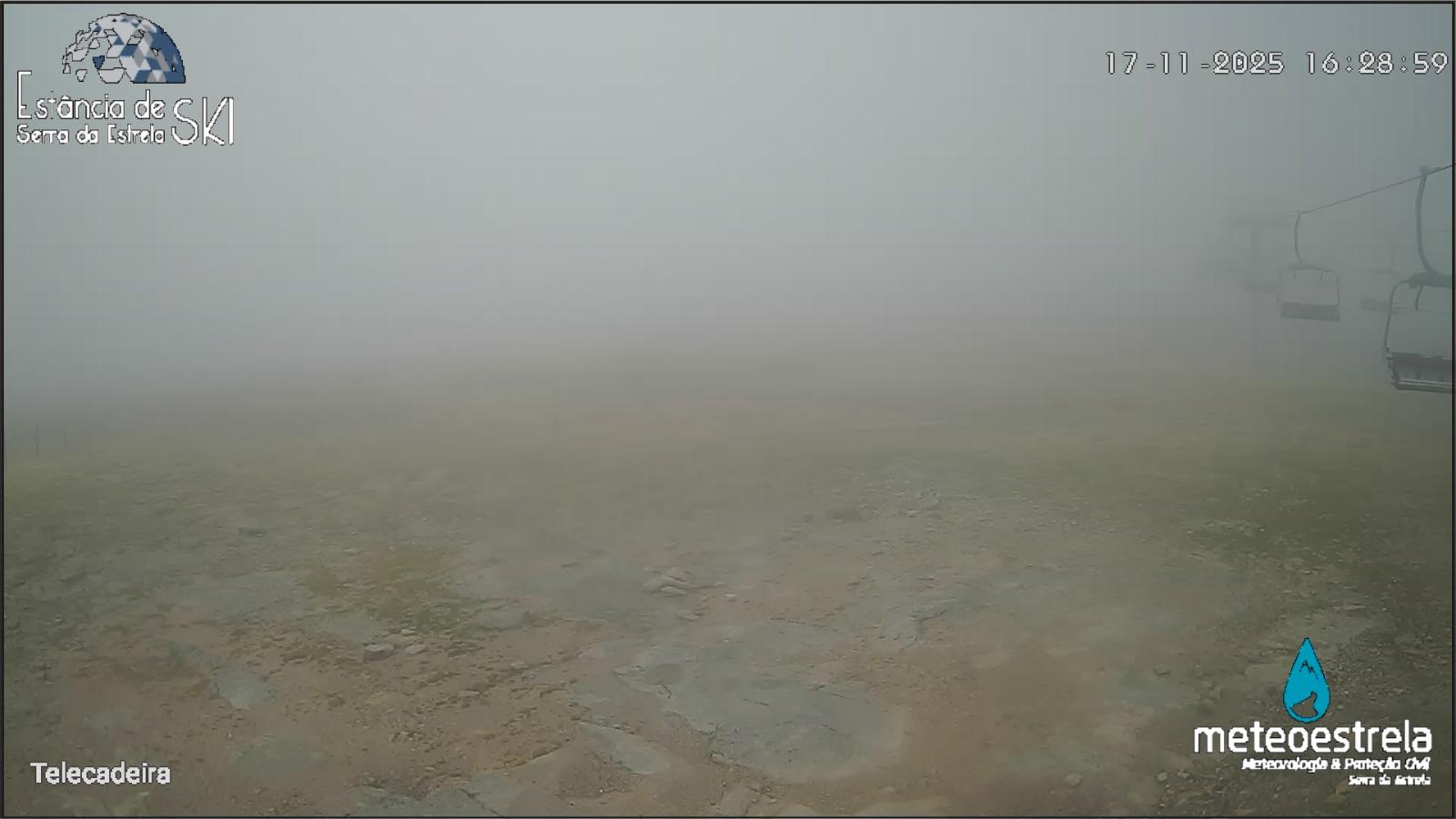 Webcam Serra da Estrela: Torre Telecadeira 1993m