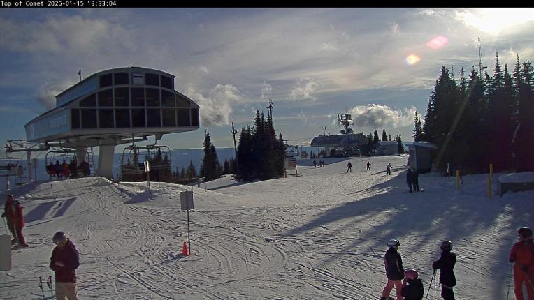 Webcam Silver Star: Top of Comet