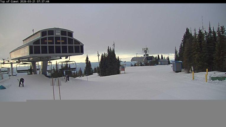 Webcam Silver Star: Top of Comet