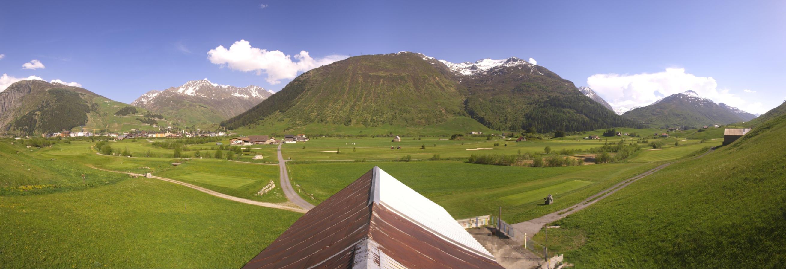 Webcam SkiArena - Andermatt Sedrun: Golfplatz