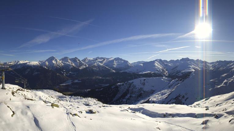 Webcam SkiArena - Andermatt Sedrun: Mittelstation Gendusas, Disentis