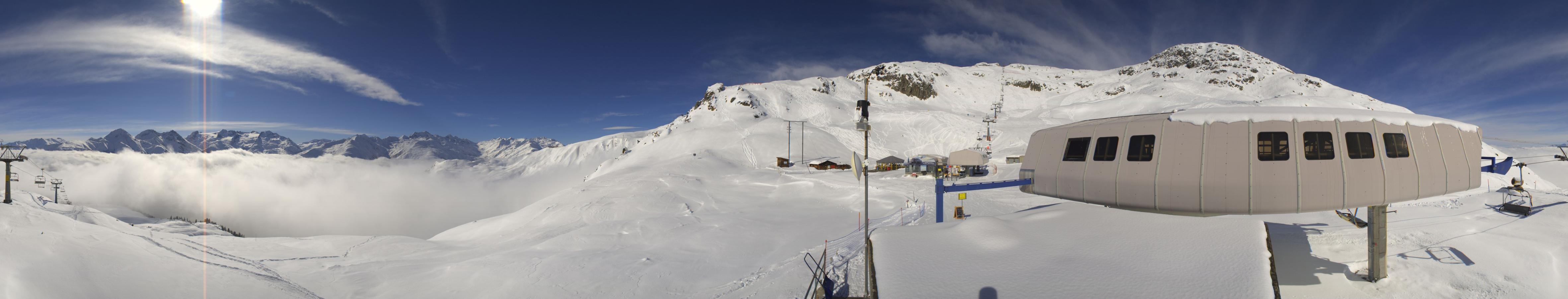Webcam SkiArena - Andermatt Sedrun: Mittelstation Gendusas, Disentis