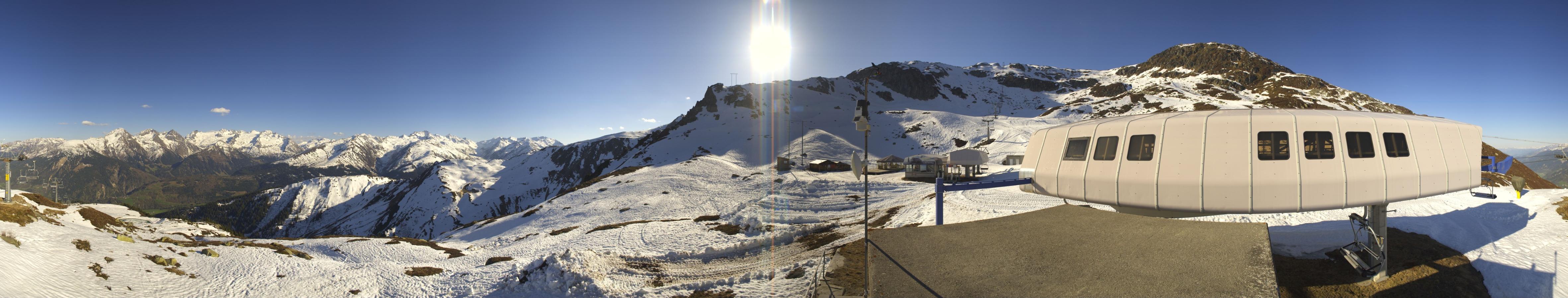 Webcam SkiArena - Andermatt Sedrun: Mittelstation Gendusas, Disentis