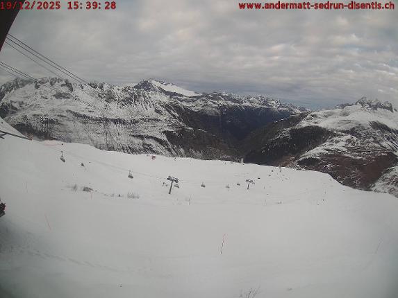 Webcam SkiArena - Andermatt Sedrun: Mittelstation Gurschen, Andermatt
