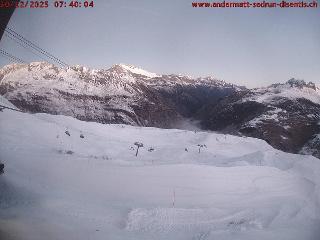SkiArena - Andermatt Sedrun: Mittelstation Gurschen, Andermatt (skiarena.ch)