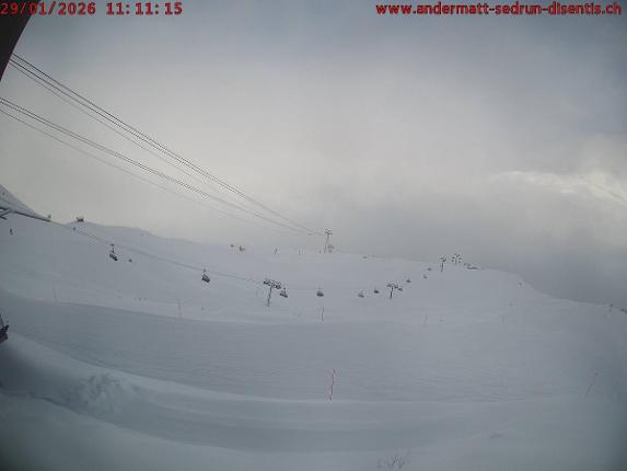 Webcam SkiArena - Andermatt Sedrun: Mittelstation Gurschen, Andermatt