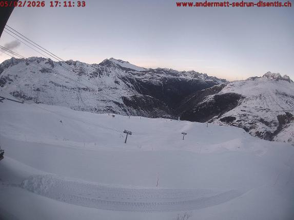 Webcam SkiArena - Andermatt Sedrun: Mittelstation Gurschen, Andermatt