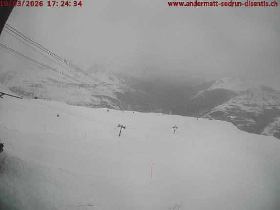 Webcam SkiArena - Andermatt Sedrun: Mittelstation Gurschen, Andermatt