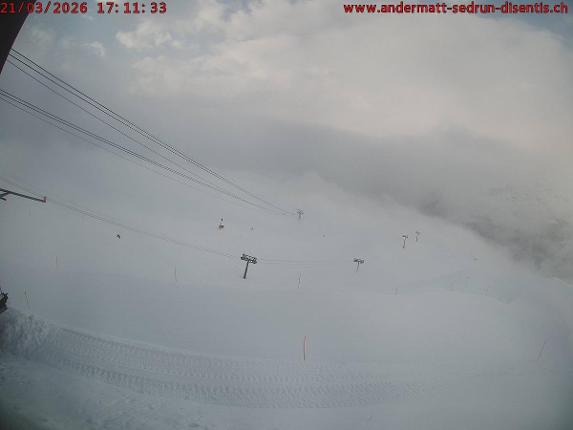 Webcam SkiArena - Andermatt Sedrun: Mittelstation Gurschen, Andermatt