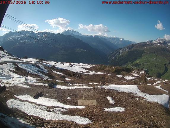 Webcam SkiArena - Andermatt Sedrun: Mittelstation Gurschen, Andermatt