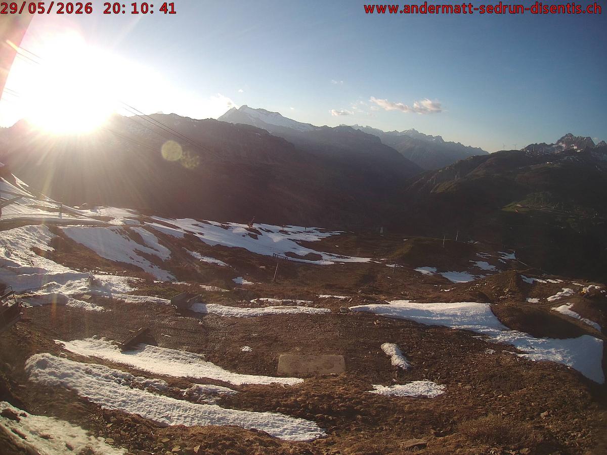 Webcam SkiArena - Andermatt Sedrun: Mittelstation Gurschen, Andermatt