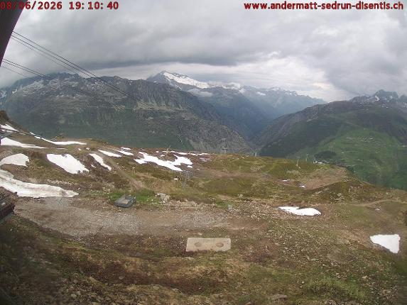 Webcam SkiArena - Andermatt Sedrun: Mittelstation Gurschen, Andermatt