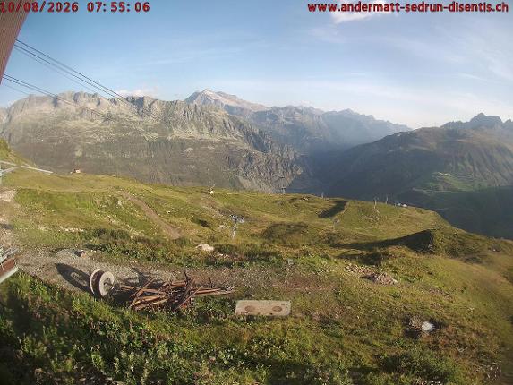 Webcam SkiArena - Andermatt Sedrun: Mittelstation Gurschen, Andermatt
