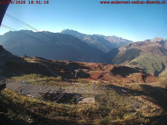 Webcam SkiArena - Andermatt Sedrun: Mittelstation Gurschen, Andermatt