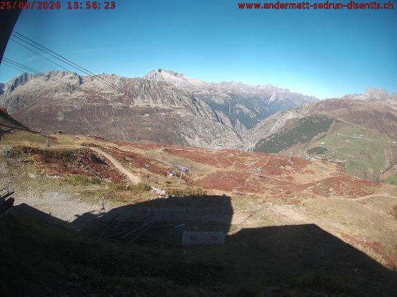 Webcam SkiArena - Andermatt Sedrun: Mittelstation Gurschen, Andermatt