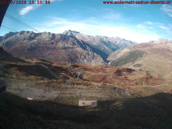 Webcam SkiArena - Andermatt Sedrun: Mittelstation Gurschen, Andermatt