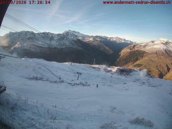 Webcam SkiArena - Andermatt Sedrun: Mittelstation Gurschen, Andermatt