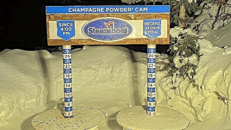 Webcam Steamboat: Champagne Snow Stake