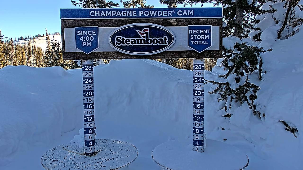 Webcam Steamboat: Champagne Snow Stake