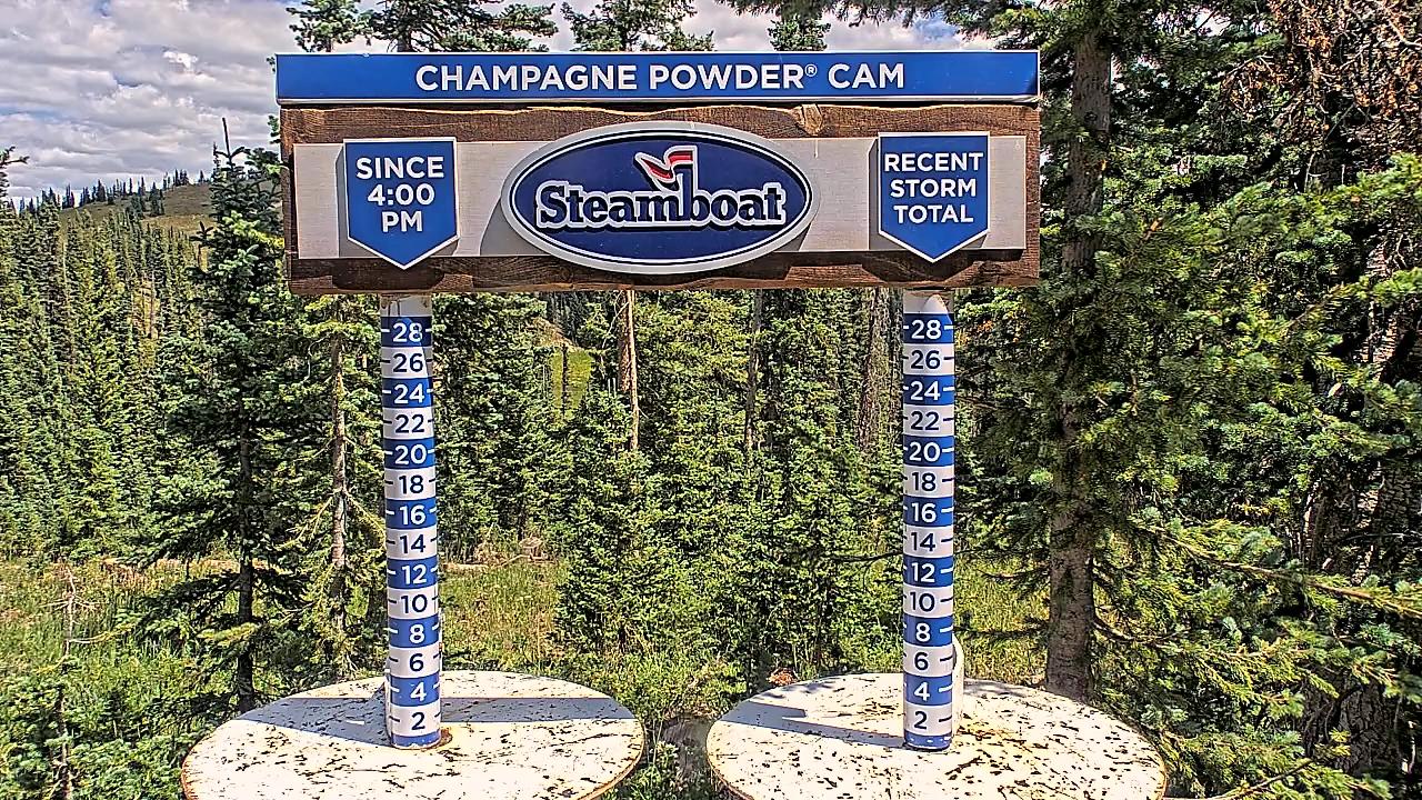 Webcam Steamboat: Champagne Snow Stake
