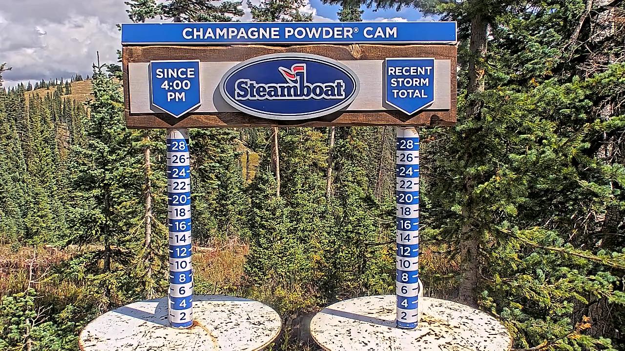 Webcam Steamboat: Champagne Snow Stake
