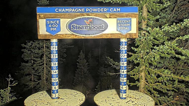 Webcam Steamboat: Champagne Snow Stake