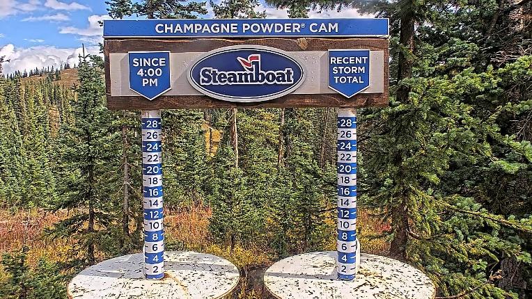 Webcam Steamboat: Champagne Snow Stake