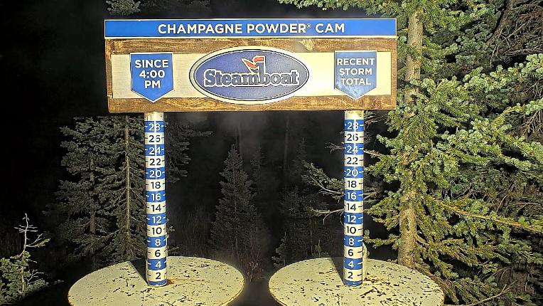 Webcam Steamboat: Champagne Snow Stake