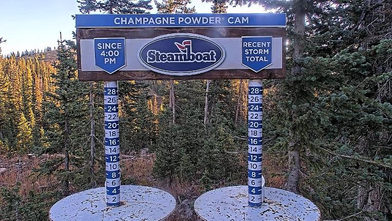 Webcam Steamboat: Champagne Snow Stake