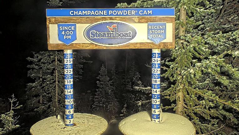 Webcam Steamboat: Champagne Snow Stake