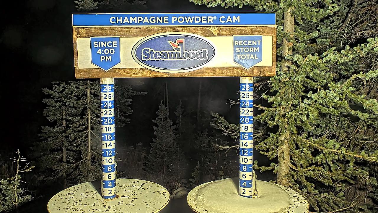 Webcam Steamboat: Champagne Snow Stake