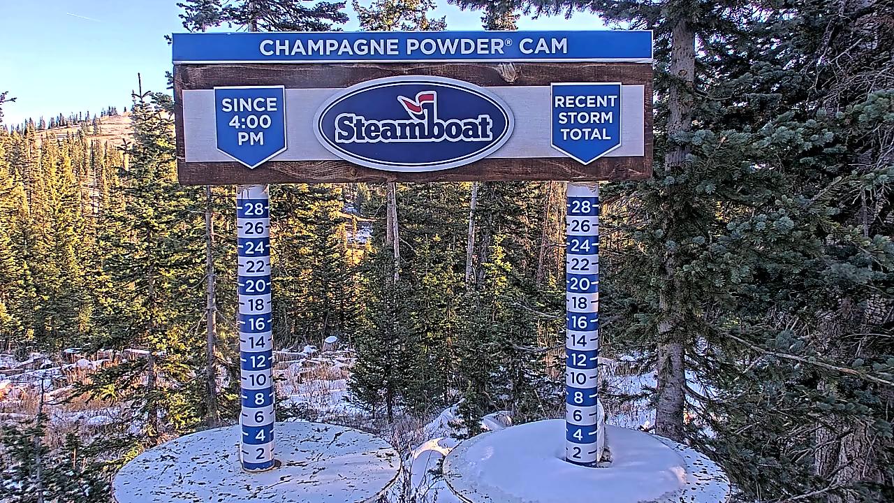 Webcam Steamboat: Champagne Snow Stake