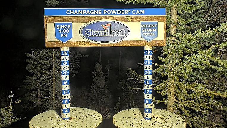 Webcam Steamboat: Champagne Snow Stake